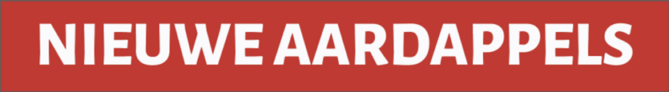rood bord buiten bogers aardappels